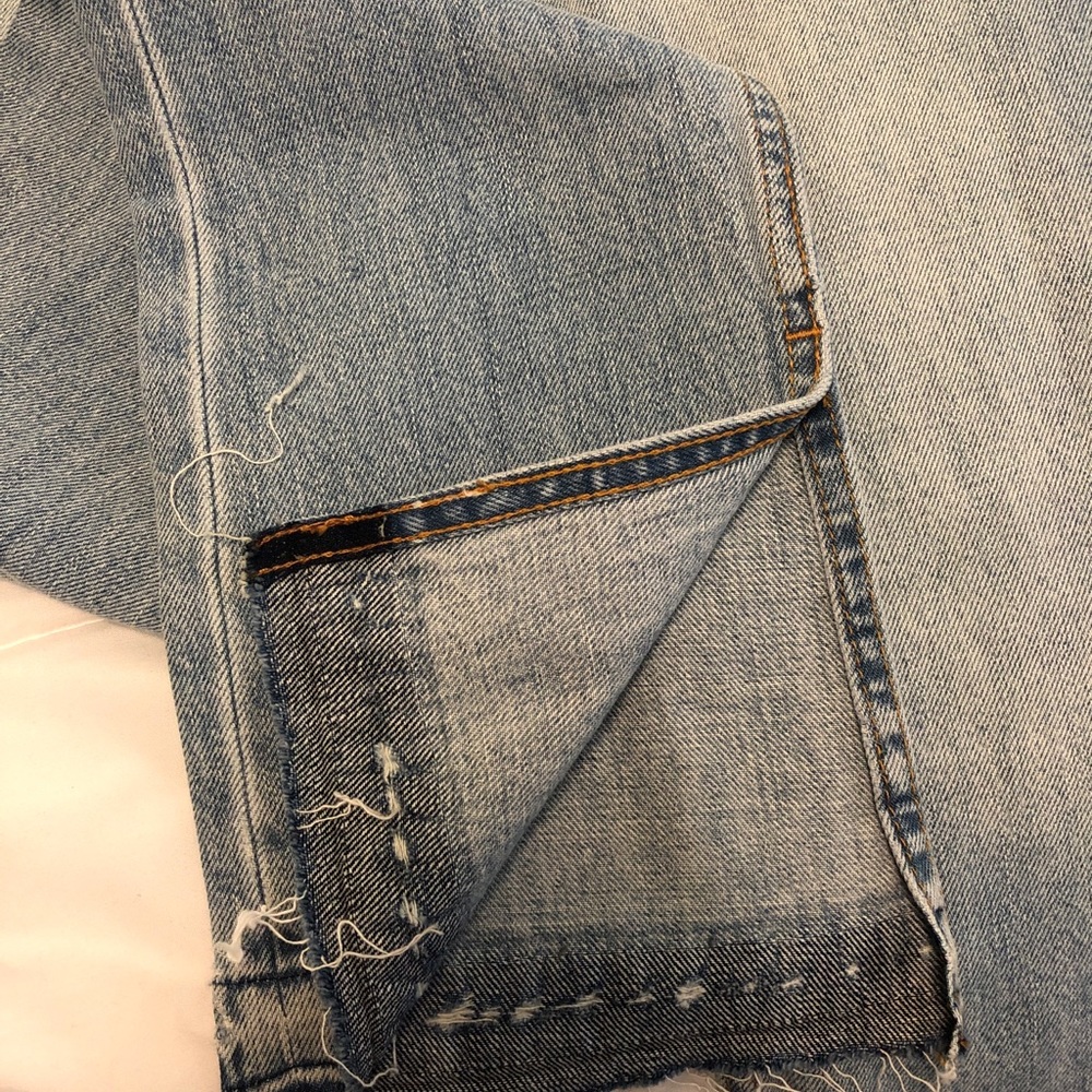 NWT ZARA Real Premium High Rise Ripped Jeans - Picture 2 of 2
